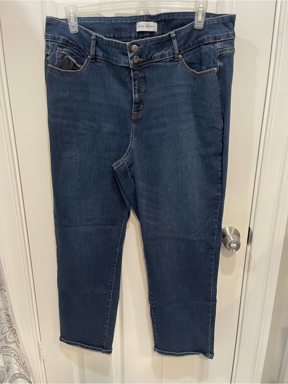 Lane Bryant Dark Indigo Stretch Ankle Jeans size 20